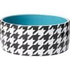 Frisco Houndstooth Non-skid Ceramic Dog Bowl 1 Frisco Houndstooth Non-skid Ceramic Dog Bowl -Frisco 270200 MAIN. AC SS1800 V1620761236