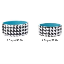Frisco Houndstooth Non-skid Ceramic Dog Bowl 12 Frisco Houndstooth Non-skid Ceramic Dog Bowl -Frisco 270200 PT5. AC SS1800 V1620913212