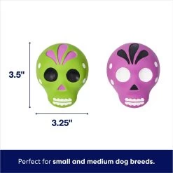 Frisco Halloween Sugar Skulls Latex Squeaky Dog Toy -Frisco 270518 PT1. AC SS1800 V1689877601
