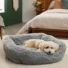 Frisco Eyelash Rectangular Bolster Cat & Dog Bed -Frisco 270861 MAIN. AC SS1800 V1626881934
