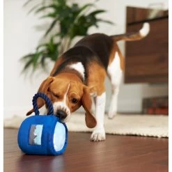 Frisco Camping Mug Plush With Rope Squeaky Dog Toy -Frisco 271007 PT3. AC SS1800 V1625009220