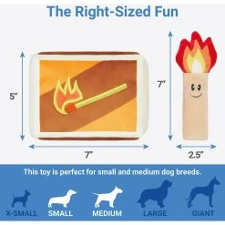 Frisco Camping Match Box 2-in-1 Plush Squeaky Dog Toy 7 Frisco Camping Match Box 2-in-1 Plush Squeaky Dog Toy -Frisco 271029 PT1. AC SS1800 V1626368486