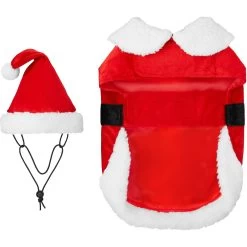 Frisco Mr. Claus Dog & Cat Costume -Frisco 276142 PT5. AC SS1800 V1631574447