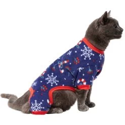 Frisco Snowy Nights Dog & Cat Cozy Polar Fleece PJs -Frisco 276448 PT2. AC SS1800 V1637683010