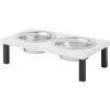 Frisco Marble Elevated Stainless Steel Double Diner Dog & Cat Bowls -Frisco 277559 MAIN. AC SS1800 V1627933378