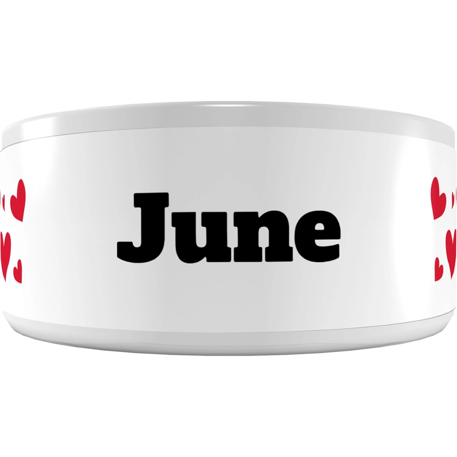 Frisco Hearts Ceramic Personalized Dog Bowl 3 Frisco Hearts Ceramic Personalized Dog Bowl