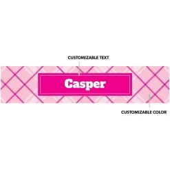 Frisco Personalized Plaid Ceramic Dog Bowl -Frisco 287013 PT1. AC SS1800 V1635967593