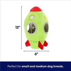 Frisco Holiday Rocket Ship Hide & Seek Puzzle Plush Squeaky Dog Toy -Frisco 287101 PT1. AC SS1800 V1695671032