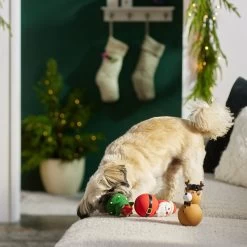 Frisco Holiday Santa & Friends Latex Squeaky Dog Toy -Frisco 287181 PT3. AC SS1800 V1632775363