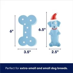 Frisco Blue Bundle Latex Squeaky Puppy Toy, 2 Count -Frisco 287185 PT1. AC SS1800 V1695047241