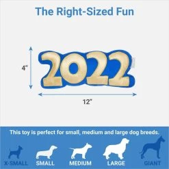 Frisco New Year's Eve 2022 Plush Squeaky Dog Toy 7 Frisco New Year's Eve 2022 Plush Squeaky Dog Toy -Frisco 288476 PT1. AC SS1800 V1640718513