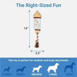 Frisco Firework Plush With Rope Squeaky Dog Toy 6 Frisco Firework Plush With Rope Squeaky Dog Toy -Frisco 288480 PT1. AC SS1800 V1640718525