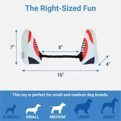 Frisco Running Shoes Plush With Rope Dog Toy 6 Frisco Running Shoes Plush With Rope Dog Toy -Frisco 288915 PT1. AC SS1800 V1640722746