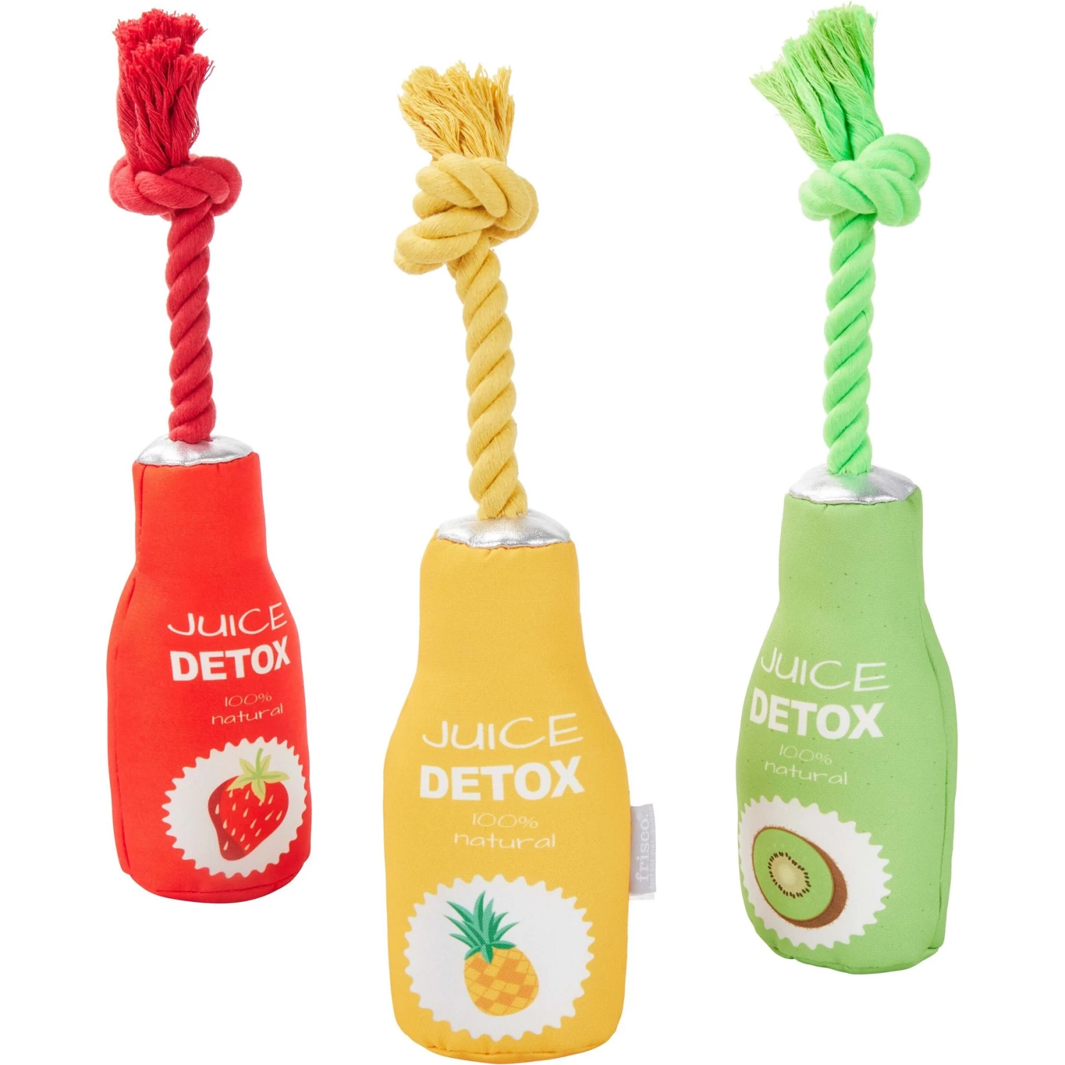 Frisco New Year, New Me Juice Cleanse Plush Squeaky Dog Toy 3 Frisco New Year, New Me Juice Cleanse Plush Squeaky Dog Toy