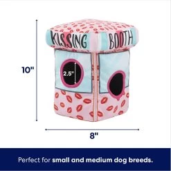 Frisco Valentine Kissing Booth Hide & Seek Puzzle Plush Squeaky Dog Toy -Frisco 298943 PT1. AC SS1800 V1701364810