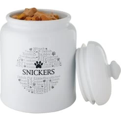 Frisco Ceramic Paw Personalized Treat Jar, 13 Cup, 104oz -Frisco 301183 PT3. AC SS1800 V1630552006