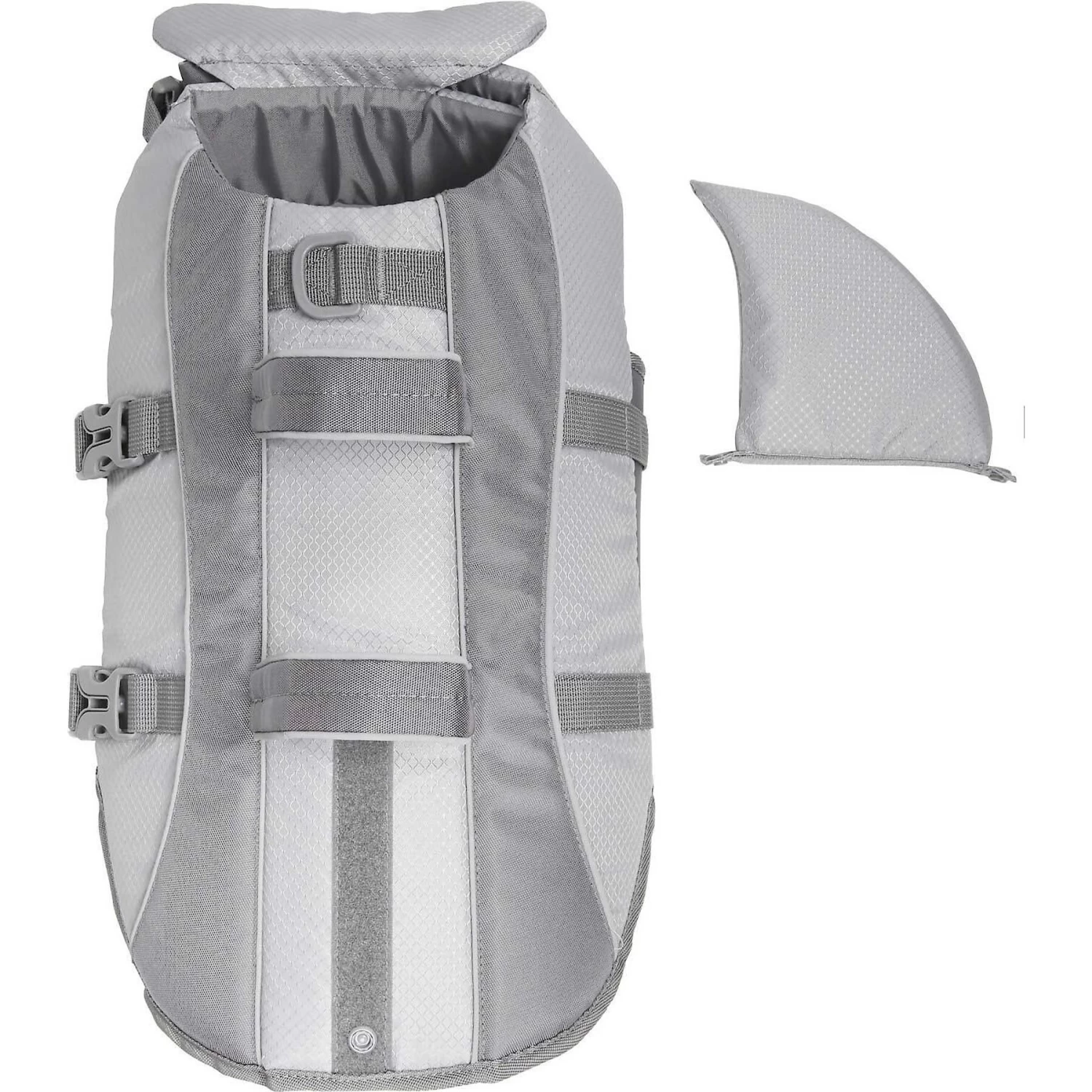 Frisco Shark Dog Life Jacket & Frisco Foam Rubber Floating Fetch Ball No Squeak Dog Toy 6 Frisco Shark Dog Life Jacket & Frisco Foam Rubber Floating Fetch Ball No Squeak Dog Toy - Image 4