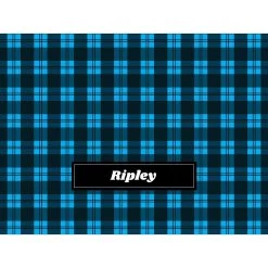 Frisco Personalized Plaid Sherpa Cat & Dog Blanket, 30" X 40" -Frisco 303832 PT4. AC SS1800 V1637610128