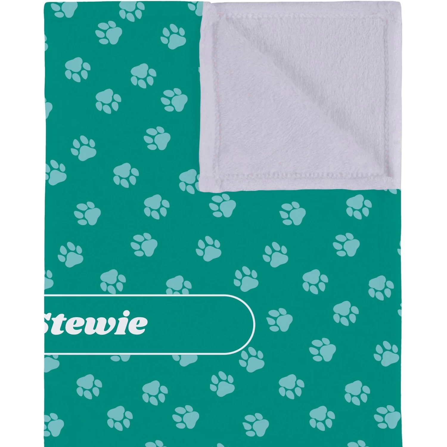 Frisco Personalized Paws Soft Fleece Cat & Dog Blanket, 30" X 40" 5 Frisco Personalized Paws Soft Fleece Cat & Dog Blanket, 30" X 40" - Image 3