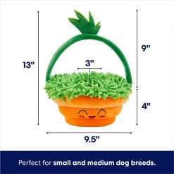 Frisco Easter Basket Hide & Seek Puzzle Plush Squeaky Dog Toy -Frisco 304982 PT1. AC SS1800 V1702665736