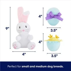 Frisco Easter Basket Hide & Seek Puzzle Plush Squeaky Dog Toy -Frisco 304982 PT2. AC SS1800 V1702665735