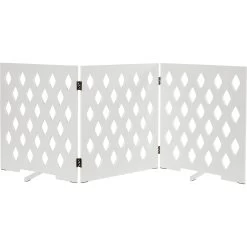 Frisco Deco Diamond Shape 3-Panel Dog Gate -Frisco 305154 PT2. AC SS1800 V1639669192