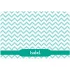 Frisco Personalized Chevron Dog & Cat Placemat
