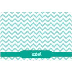 Frisco Personalized Chevron Dog & Cat Placemat