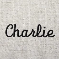 Frisco Personalized Knife Edge Bed, Beige Linen, X-Large -Frisco 311760 PT3. AC SS1800 V1630593981