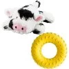 Frisco Cow Plush Squeaky Dog Toy & Playology Scented Dual Layer Ring Dog Toy 1 Frisco Cow Plush Squeaky Dog Toy & Playology Scented Dual Layer Ring Dog Toy -Frisco 319488 MAIN. AC SS1800 V1630618575