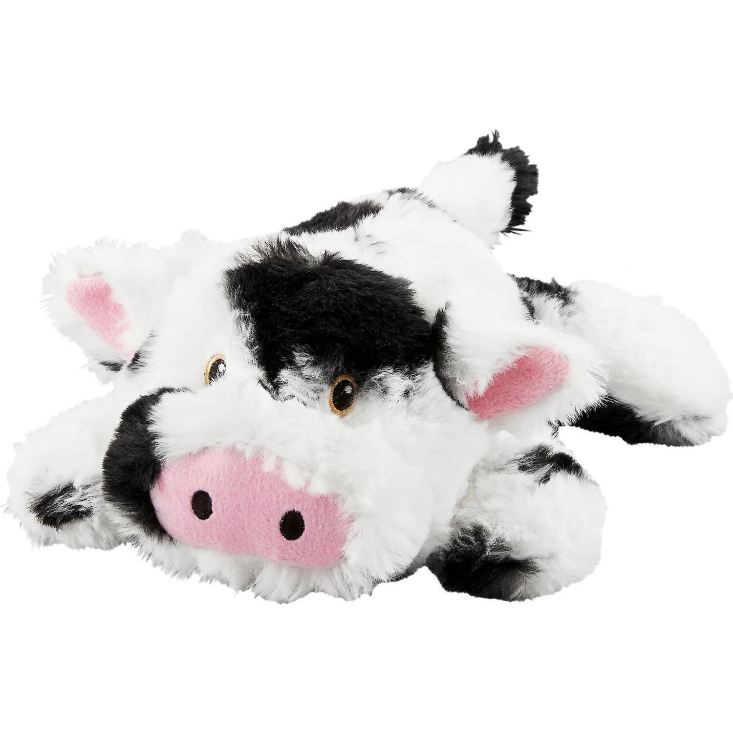 Frisco Cow Plush Squeaky Dog Toy & Playology Scented Dual Layer Ring Dog Toy 4 Frisco Cow Plush Squeaky Dog Toy & Playology Scented Dual Layer Ring Dog Toy - Image 2
