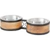 Frisco Premium Elevated Bone Design Stainless Steel Double Diner Dog & Cat Bowl -Frisco 331499 MAIN. AC SS1800 V1657656892