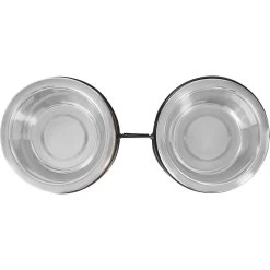 Frisco Premium Elevated Bone Design Stainless Steel Double Diner Dog & Cat Bowl -Frisco 331499 PT4. AC SS1800 V1657656892