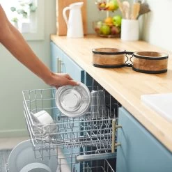 Frisco Premium Elevated Bone Design Stainless Steel Double Diner Dog & Cat Bowl -Frisco 331499 PT6. AC SS1800 V1657656892