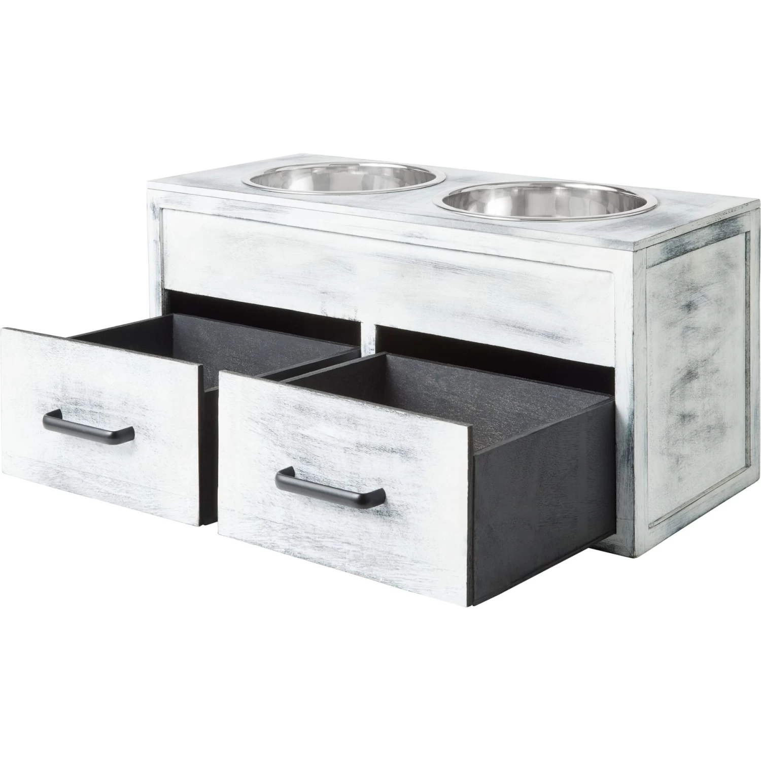 Frisco Premium Wood Elevated Large Breed Dog Bowl With Storage Station, 10 Cup 6 Frisco Premium Wood Elevated Large Breed Dog Bowl With Storage Station, 10 Cup - Image 4