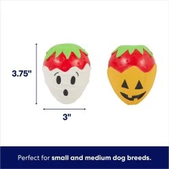 Frisco Halloween Chocolate Covered Strawberries Latex Squeaky Dog Toy -Frisco 344043 PT1. AC SS1800 V1689878006