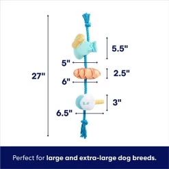 Frisco Hanukkah Celebration Plush With Rope Squeaky Dog Toy 8 Frisco Hanukkah Celebration Plush With Rope Squeaky Dog Toy -Frisco 360986 PT1. AC SS1800 V1695046039