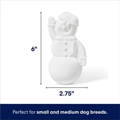 Frisco Nylon Snowman Dog Chew Toy, Mint Flavor -Frisco 368820 PT1. AC SS1800 V1694812399
