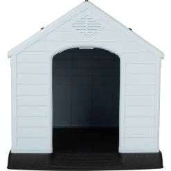 Frisco Plastic Outdoor Dog House With Elevated Platform -Frisco 370363 PT4. AC SS1800 V1659994338