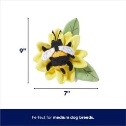 Frisco Spring Sunflower Plush Squeaky Dog Toy -Frisco 546766 PT1. AC SS1800 V1672780520