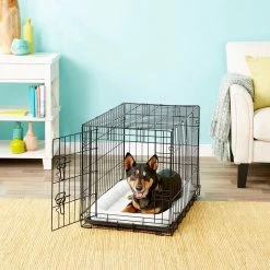 Frisco Fold & Carry Single Door Collapsible Wire Dog Crate + 4 Items -Frisco 623718 PT1. AC SS1800 V1662738090