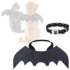 Frisco Bat Wings Dog & Cat Costume & Buckle-Down Batman Shield Polyester Dog Collar -Frisco 638566 MAIN. AC SS1800 V1663249111