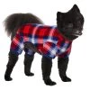 Frisco Cozy Plush Fleece Dog & Cat PJs, Plaid -Frisco 719102 MAIN. AC SS1800 V1692971268