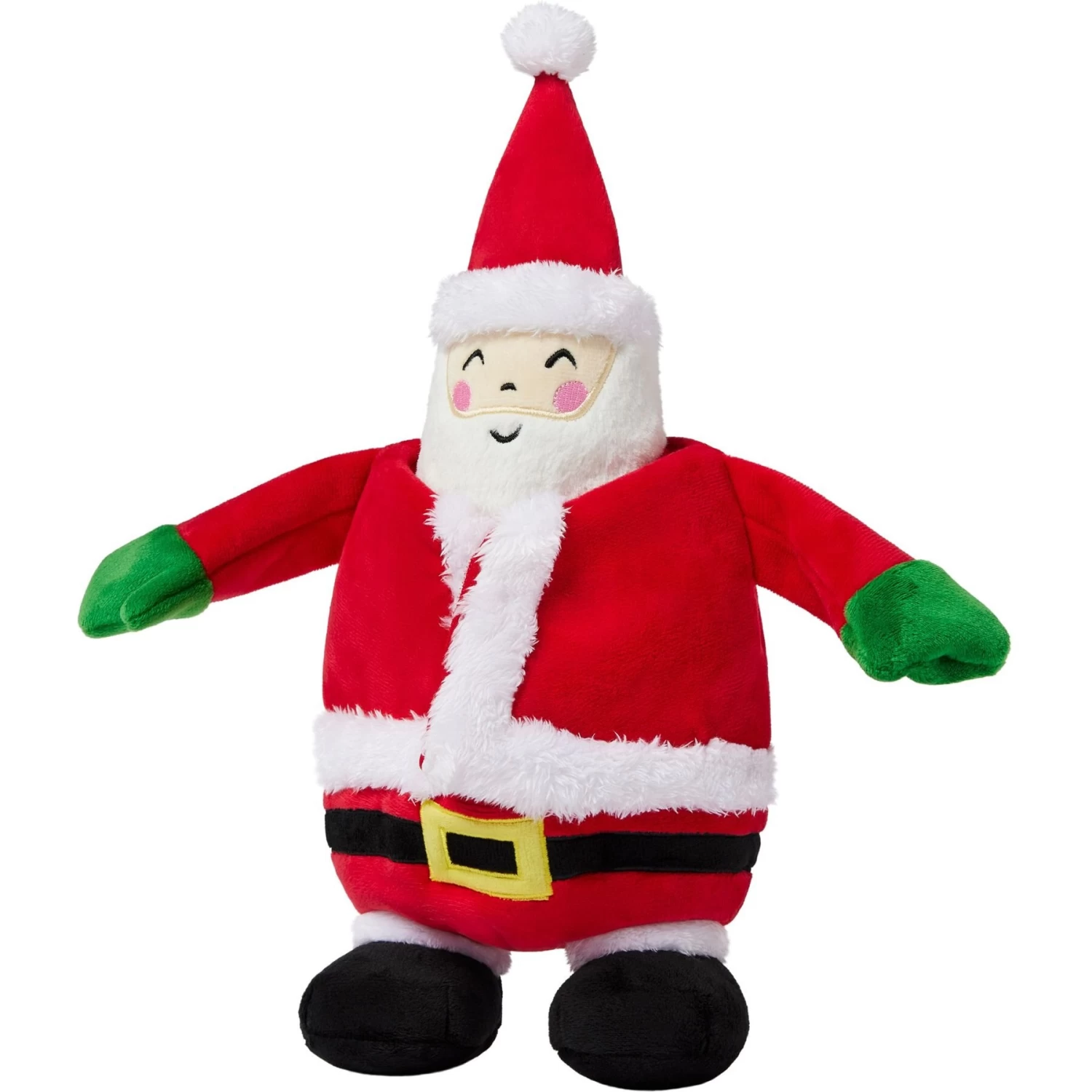 Frisco Holiday Santa On Vacation 2-in-1 Plush Squeaky Dog Toy 3 Frisco Holiday Santa On Vacation 2-in-1 Plush Squeaky Dog Toy