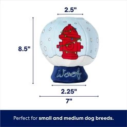 Frisco Holiday Melting Snow Globe Hide & Seek Puzzle Plush Squeaky Dog Toy -Frisco 739910 PT1. AC SS1800 V1695046484