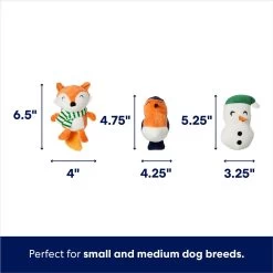 Frisco Holiday Melting Snow Globe Hide & Seek Puzzle Plush Squeaky Dog Toy -Frisco 739910 PT2. AC SS1800 V1694814063