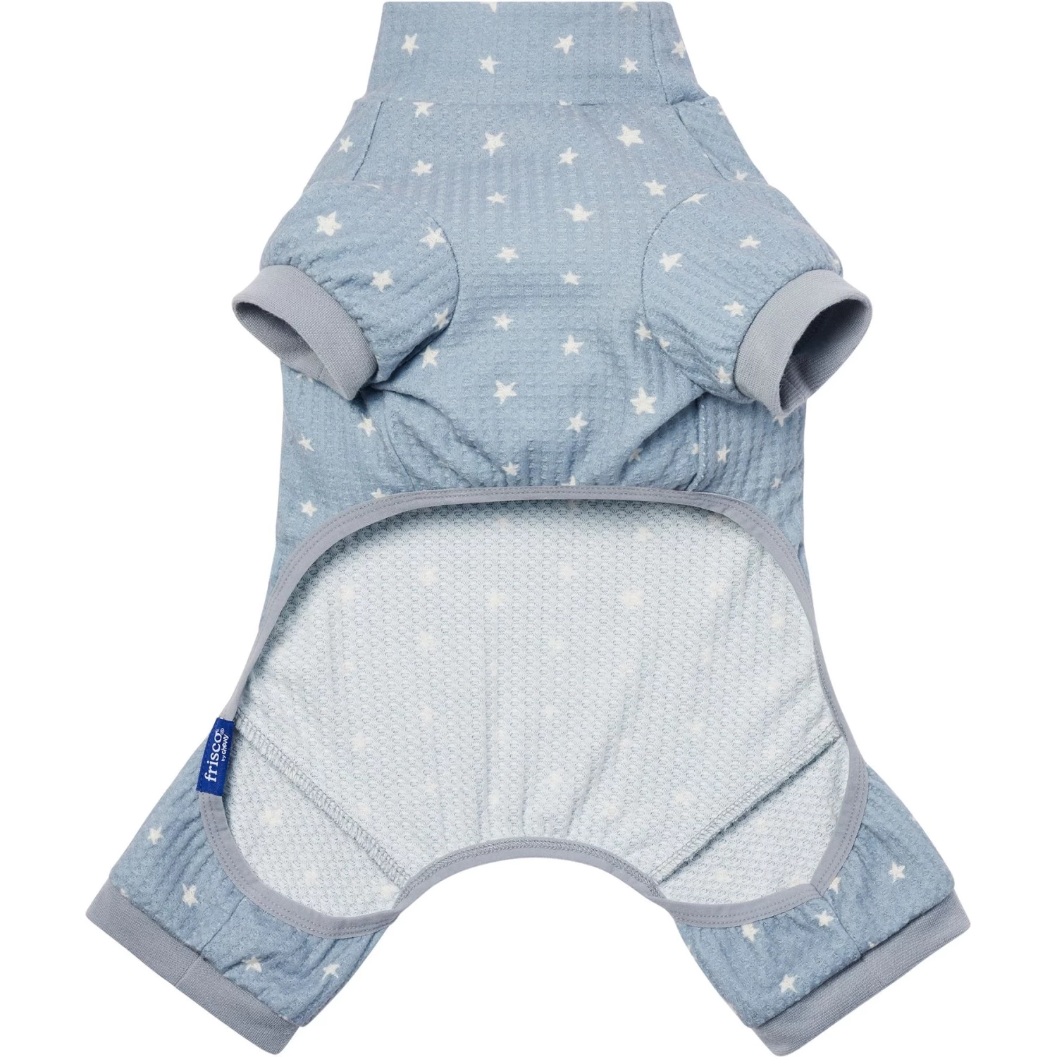 Frisco Cozy Waffle Knit Dog & Cat PJs, Starry Night 7 Frisco Cozy Waffle Knit Dog & Cat PJs, Starry Night - Image 5