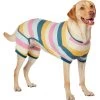 Frisco Cozy Waffle Knit Dog & Cat PJs, Stripe -Frisco 744246 MAIN. AC SS1800 V1692971092