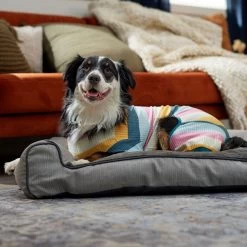 Frisco Cozy Waffle Knit Dog & Cat PJs, Stripe -Frisco 744246 PT7. AC SS1800 V1692377766