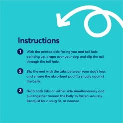 Frisco Washable Female Dog Diaper 12 Frisco Washable Female Dog Diaper -Frisco 862830 PT4. AC SS1800 V1698950164